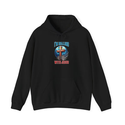 IM ROLLING WITH JESUS Heavy Blend™ Hooded Sweatshirt