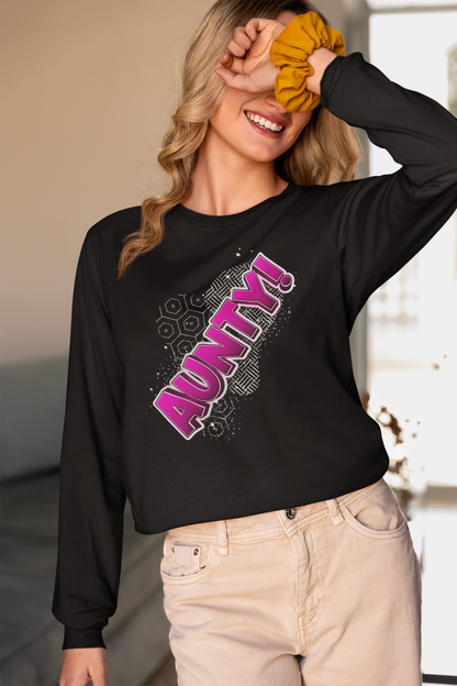 Long Sleeve Aunty T-shirt